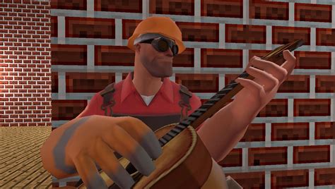 Engineer playing his guitar by TysonRios90 on DeviantArt