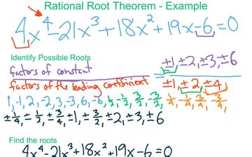 Rational/Irrational Root Theorem Example | Educreations