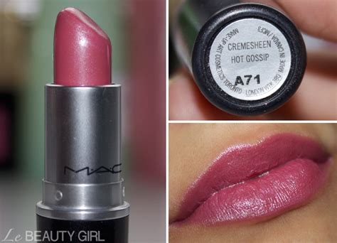 My MAC Lipstick collection (Hot Gossip) Mac Lipstick Swatches, Mac Angel Lipstick, Makeup ...