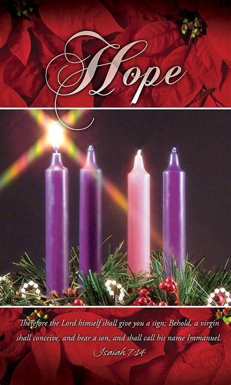 Hope Advent Wreath 3' X 5' Fabric Banner | Cokesbury