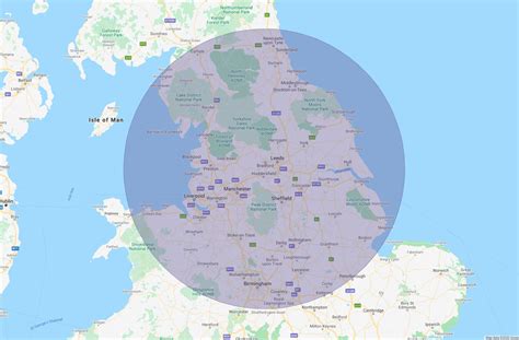 List of Postcodes Within Our 100 Mile Radius — Home Improvement Supplies Ltd