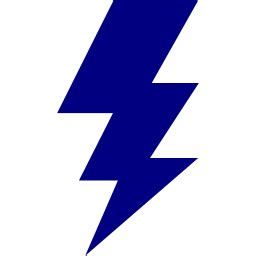 Blue Lightning Bolt Logo - LogoDix