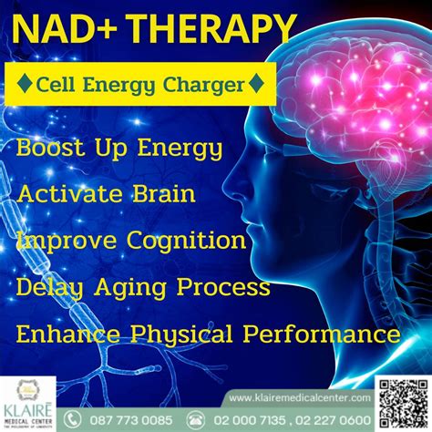 NAD+ Therapy นวัตกรรมเพื่อฟื้นฟูสมองและร่างกายลึกถึงระดับเซลล์ - Klaire Medical Center