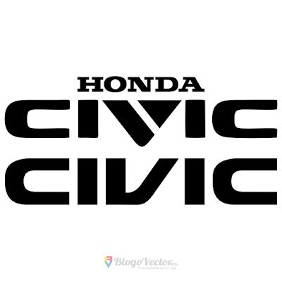 Honda CIVIC Logo Vector | Vector logo, Honda civic, Civic