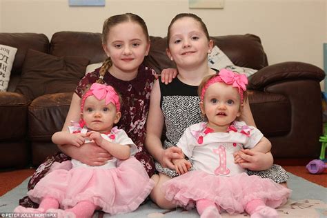 Two sets of twins are born on the SAME DAY | Daily Mail Online