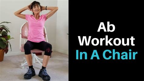 Seated Ab Workout For Seniors - YouTube