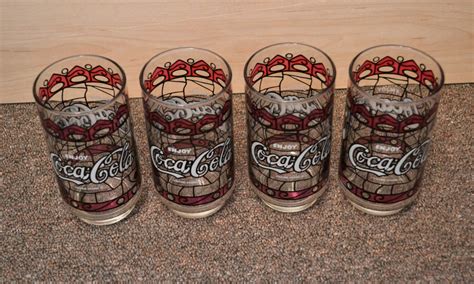 Vintage Coca Cola Drinking Glasses Set of 4 | Etsy