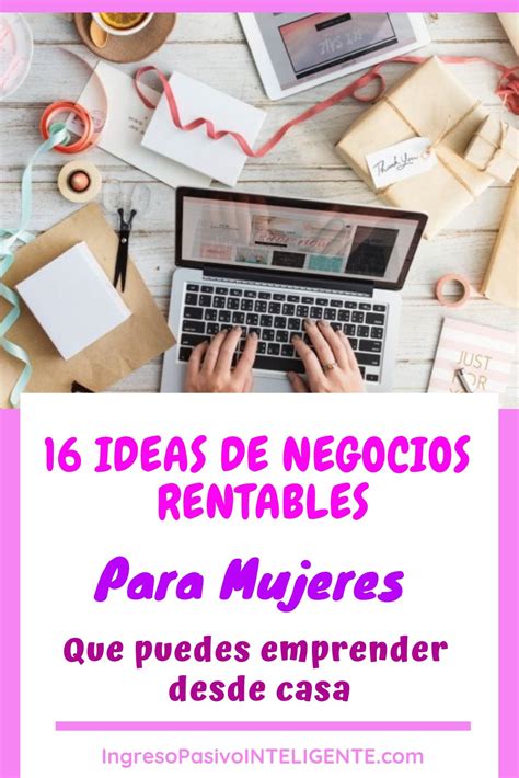 Ideas de negocio rentables para mujeres | Negocios rentables, Ideas de emprendimientos, Como ...