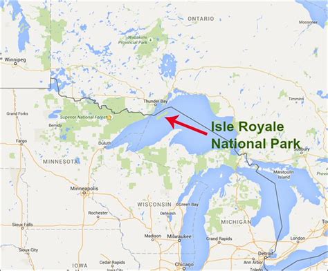 Isle Royale National Park Map - Maps For You