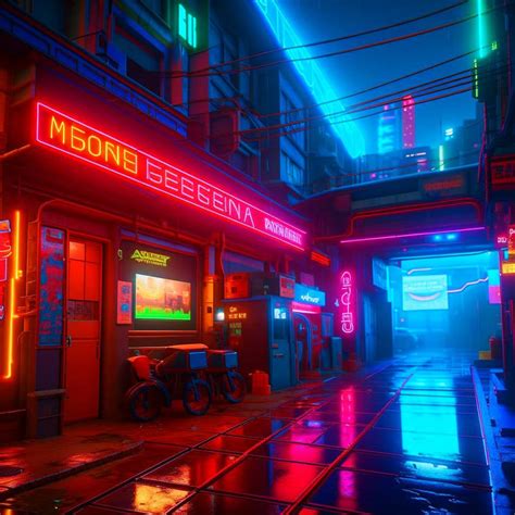 Cyberpunk Neonart by Polyangle on DeviantArt