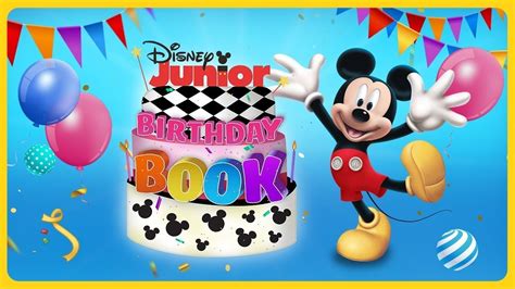 Disney Junior Birthday Book - YouTube