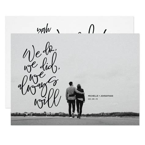 Elopement announcement and invitation card | Zazzle | Elopement ...