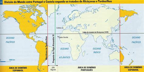 Historiativa: 3º Trimestre: Mapas do Tratado de Tordesilhas