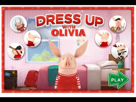 Olivia Cartoon Game - Olivia Dress Up Games - YouTube