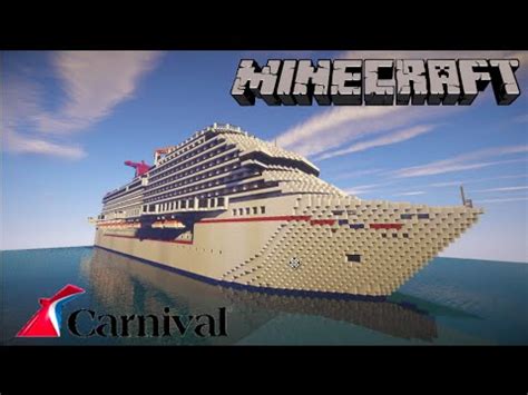 Minecraft: CRUISE SHIP MAP + DOWNLOAD *Carnival Breeze* HD - YouTube