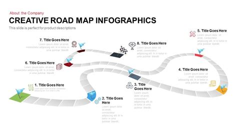 Creative Road Map Infographics Powerpoint Keynote template | SlideBazaar