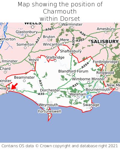 Where is Charmouth? Charmouth on a map