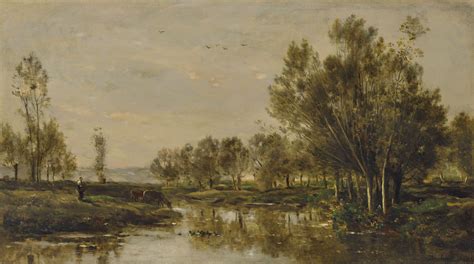 Charles-François Daubigny (Paris 1817-1878) , La saulaie | Christie's