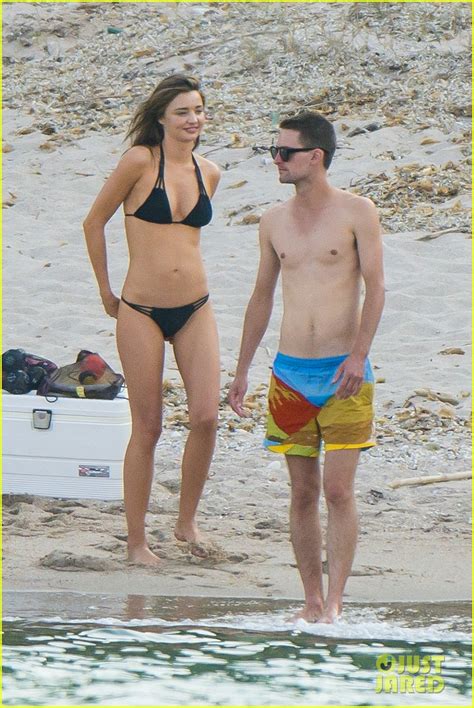 Miranda Kerr & Snapchat's Evan Spiegel Flaunt Their Love & Beach Bodies in France!: Photo ...