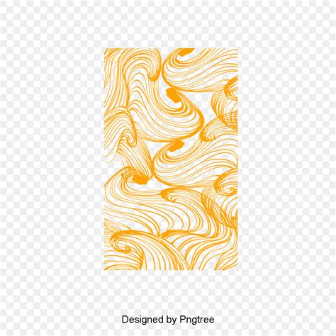 Orange Pattern PNG Transparent, Orange Pattern Background, Wave, Ripple, Orange Vector PNG Image ...