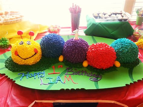 Baby Einstein Caterpillar cake | Caterpillar cake, Baby cake, Themed cakes