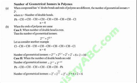 How to calculate geometrical isomerism?