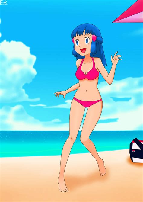 Pokemon Trainer Dawn (Bikini Version) by FankiFalu on DeviantArt