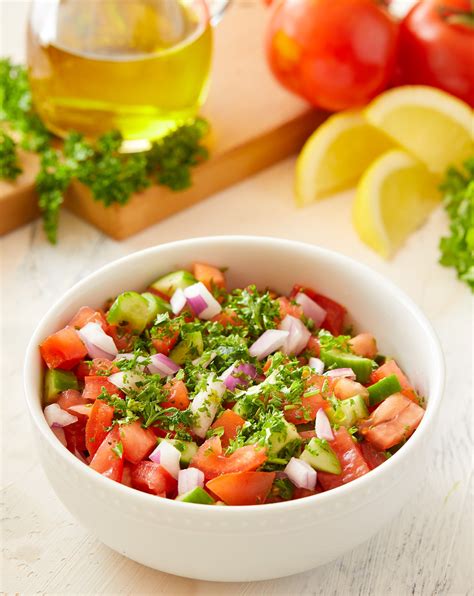 THE MOST POPULAR ARABIC SALAD "SALATA BALADIA" Middle East Recipes, Middle East Food, Middle ...