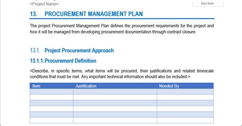 Procurement Management - 7 Steps To Developing A Procurement Management Plan | Project ...