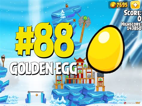 Angry Birds Seasons Ragnahog Golden Egg #88 Walkthrough ...