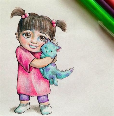 Sully & Boo! Monsters Inc Boo, Monsters Ink, Disney Monsters, Pencil ...