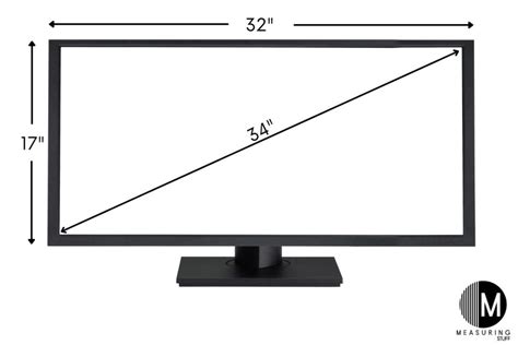 How Big Is A 34-Inch Monitor? (Exact Size) - Measuring Stuff