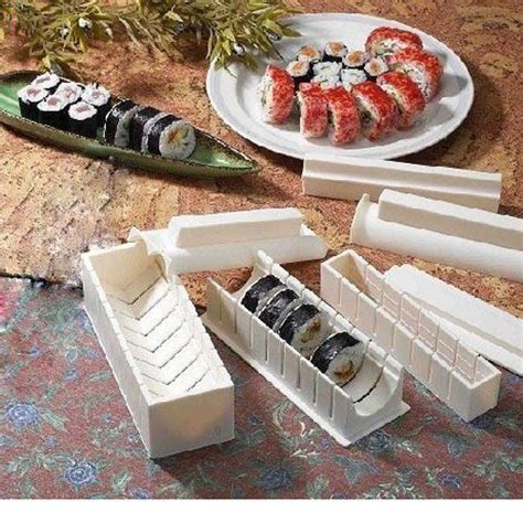 NEW Sushi Maker Kit Rice Mold Making Set Sushi Rolling Kit Home Kitchen ...