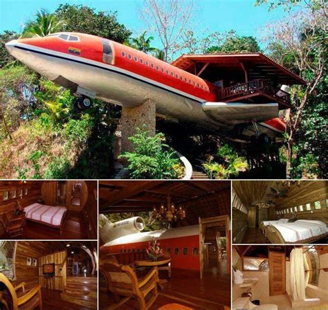 Luxury hotel room in Costa Rica made of Boeing 727 called Costa Verde ...