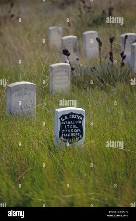 The graves of General George Armstrong Custer Custer s Last Stand and ...