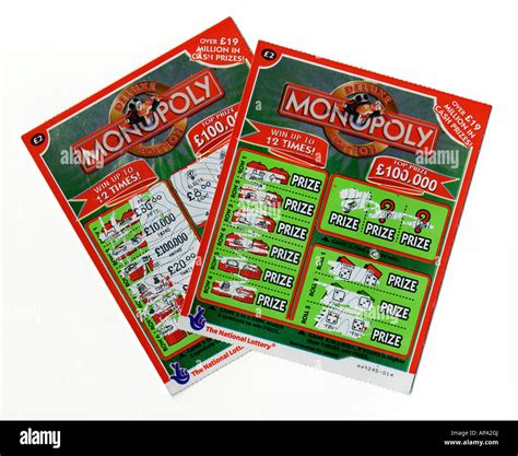 Lottery Instant Win Scratch Cards Stock Photo - Alamy