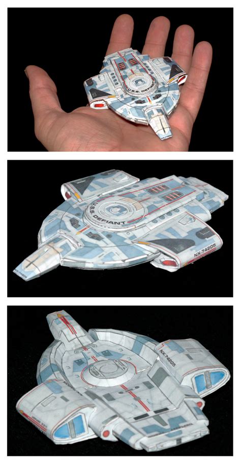 USS Defiant model by ThunderChildFTC on DeviantArt