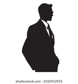 Business Person Silhouette Vector Illustration Stock Vector (Royalty Free) 2332914459 | Shutterstock