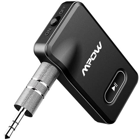 Mpow Bluetooth Adapter with 1 Second Turn On/Off Button, Bluetooth ...