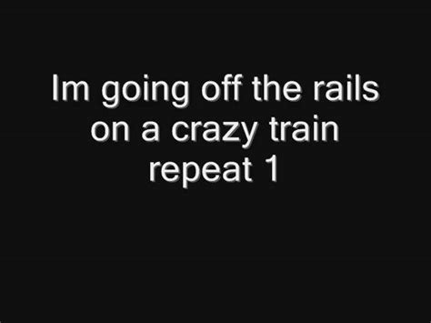 Ozzy osbourne CrazyTrain Lyrics Chords - Chordify