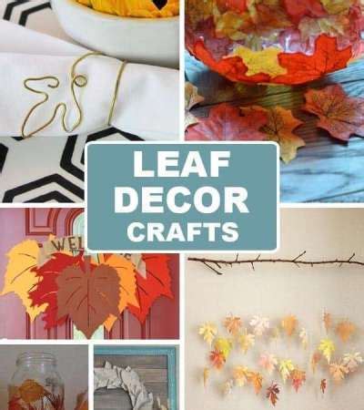 Leaf Decor Craft Ideas - Two Kids and a Coupon