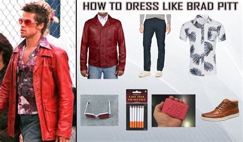 Brad Pitt Fight Club Costume Guide - Brad Pitt Fight Club Outfit