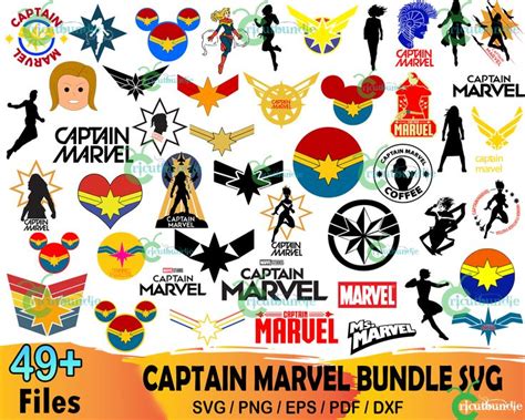 49+ Captain Marvel Svg Bundle, Marvel Svg, Captain Marvel Logo | Marvel ...