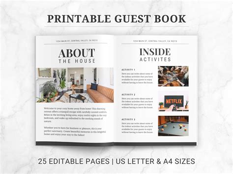 Airbnb Welcome Book Template Printable Airbnb Guidebook - Etsy