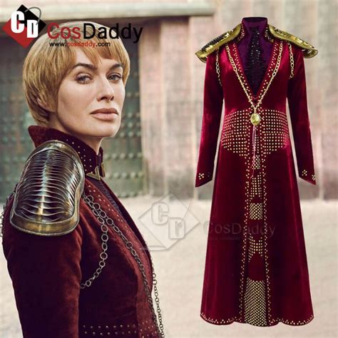 Game of Thrones Season 8 Cersei Lannister Costumes Women For Sale