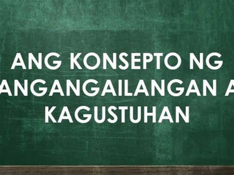 Ano-ano Ang Mga Halimbawa Ng Pangangailangan Sa Kagustuhan - angbisaga