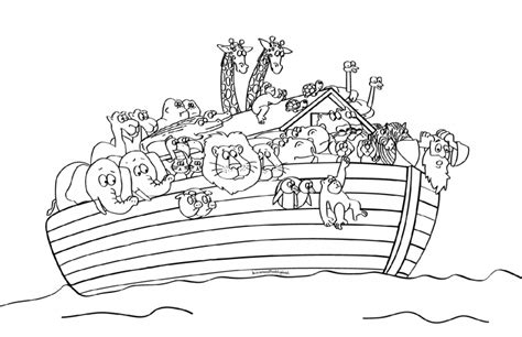 Noahs Ark Coloring Pages Printable Coloring Pages