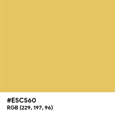 Citrine color hex code is #E5C560