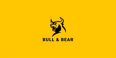 Bull And Bear Logo Template by Farahnaveed | Codester