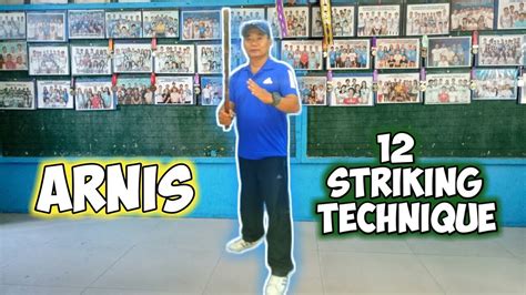 Arnis 12 Striking Techniques - YouTube